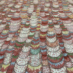 Iridescent Laminated Sequin Fabric for Evening Dresses — fabric photo 2