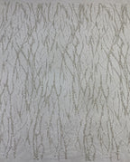Abstract Silver Bead and 2/4 mm Crystal Sequin Fabric — fabric photo 5