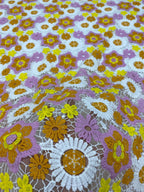 Cutwork Thread Embroidery Fabric for Dresses