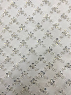 Diamond Foam Bead & 3/7mm Crystal Sequin Fabric — fabric photo 2