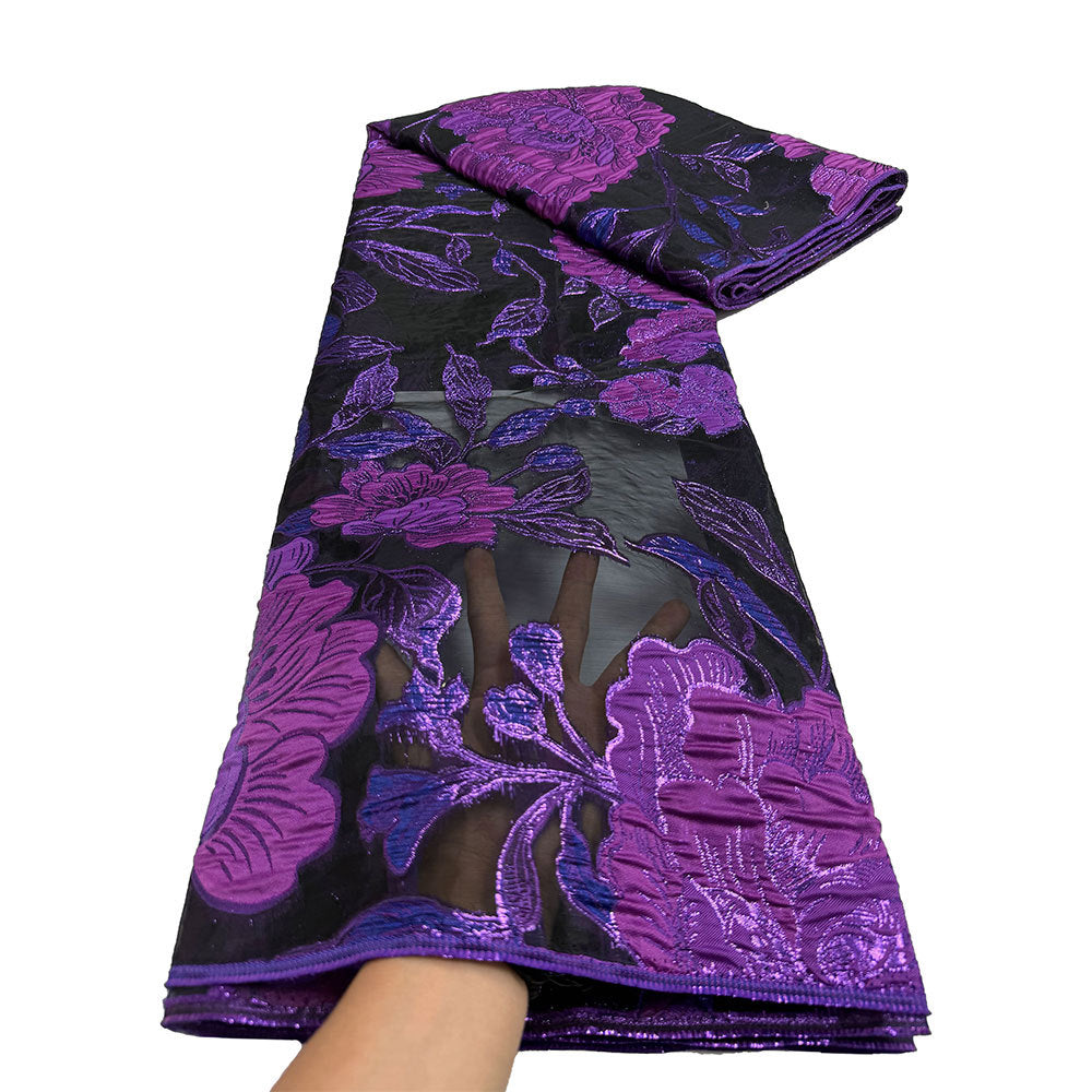 3D Decorative Embroidery Lace Fabric — fabric photo 4