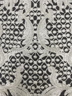 Bead & Sequin Embroidered Fabric for Gowns — fabric photo 3
