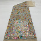 Geometric Multicolor Sequin Embroidery Fabric — fabric photo 5