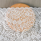 Corded Double-Scallop Stretch Nylon Lace Trim 18 cm