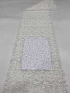 Beaded Sequin Wedding Lace with Foam Beads — fabric photo 6