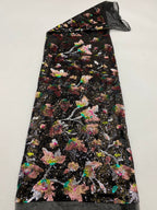 Heavy Sequin Embroidered Bridal Fabric – Design 57983 — fabric photo 2
