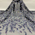 Multicolor 2/3/4/5 mm Layered Sequin Embroidered Tulle Mesh Fabric – Design 52287 — fabric photo 6