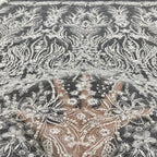 Sequin & Bubble-Bead Embroidered Bridal Fabric – Design 82559 — fabric photo 2