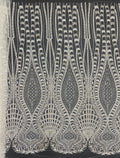 Foam Bead & 3/5mm Sequin Embroidery Fabric — fabric photo 6