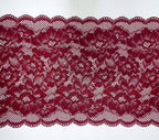 Leaf Stretch Nylon Lace Trim 23 cm — fabric photo 4