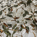 Magnolia Floral 3/5mm Sequin Fabric — fabric photo 3