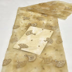Printed Ribbon Sequin Organza for Dresses — fabric photo 2
