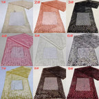 Water-Soluble Cutwork 7mm Sequin Embroidery Fabric — fabric photo 3