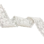 Four-Petal Floral Double-Scallop Lace Trim 2.2 cm — fabric photo 3