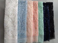 Sequin & Bugle-Bead Embroidered Tulle Mesh Fabric – Design 01279 — fabric photo 6