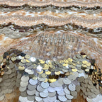 Mixed-Size Sequin Embroidery Dress Fabric — fabric photo 5