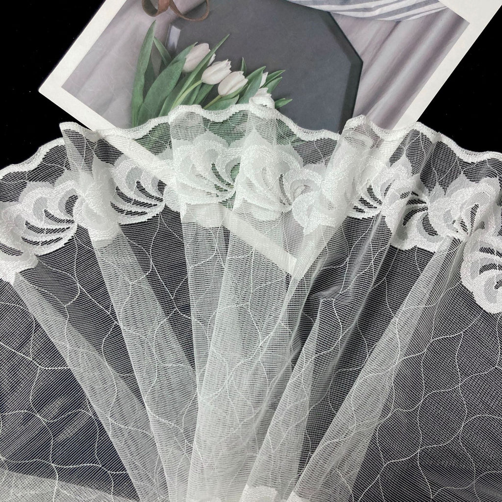 Wide Stretch Lace Trim 22 cm