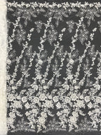 Wedding Lace with Beads and Sequins Fabric by Yard — fabric photo 6