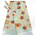 Multicolor 2/3/4 mm Sequin Embroidered Mesh Fabric — fabric photo 5