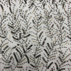 Gray Seed Bead & 3/5mm Sequin Fabric — fabric photo 3