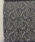 Geometric Bead & 3/7 mm Crystal Sequin Embroidered Fabric — fabric photo 6