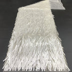 Long Sequin Embroidered Mesh Fabric — fabric photo 2
