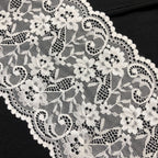 Floral Corded Wide Lace Trim 18 cm