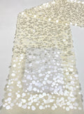 Chiffon with 12mm & 18mm Sequin Embroidery — fabric photo 6