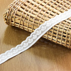 Leaf Single-Scallop Straight-Edge Lace Trim 1.5 cm