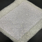 Crystal-Look Sequin Embroidered Bridal Fabric — fabric photo 3