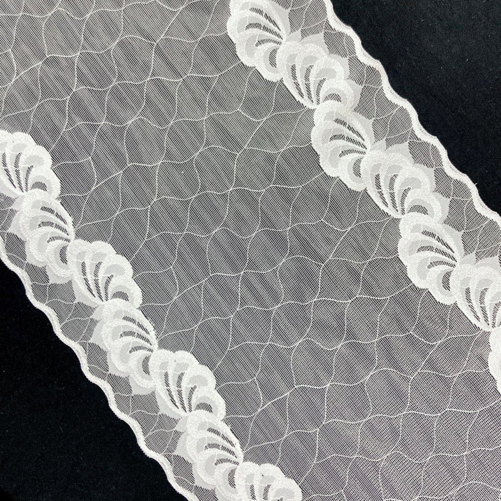 Wide Stretch Lace Trim 22 cm — fabric photo 3