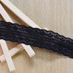 Ruffled Knitted Stretch Lace Trim 3.2 cm