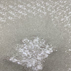 Fine Sequin Embroidered Stretch Mesh Fabric — fabric photo 3