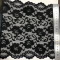 Leaf Double-Scallop Straight-Edge Stretch Lace Trim 22 cm