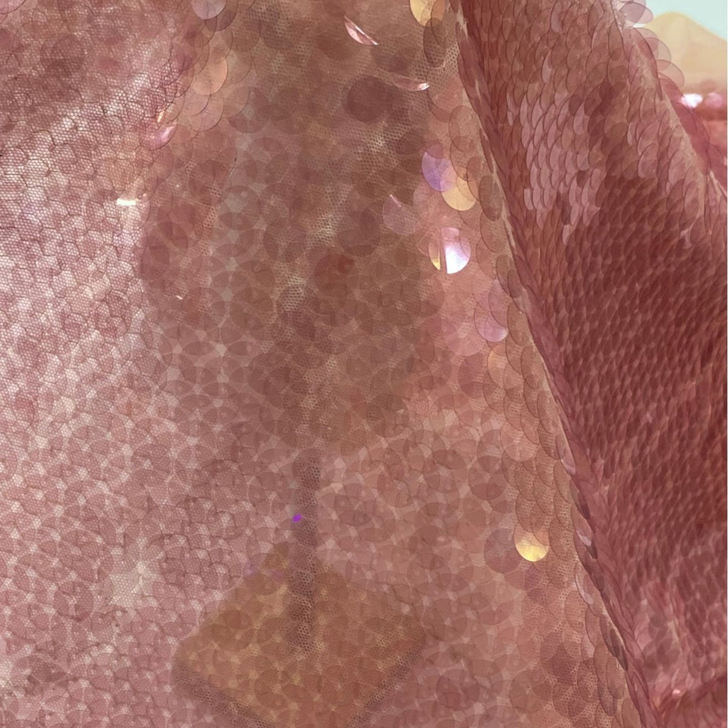 Dense 12 mm Sequin Embroidered Bridal Fabric — fabric photo 2