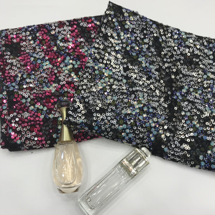 Geometric Layered Multicolor 2/3/4/5 mm Sequin Fabric