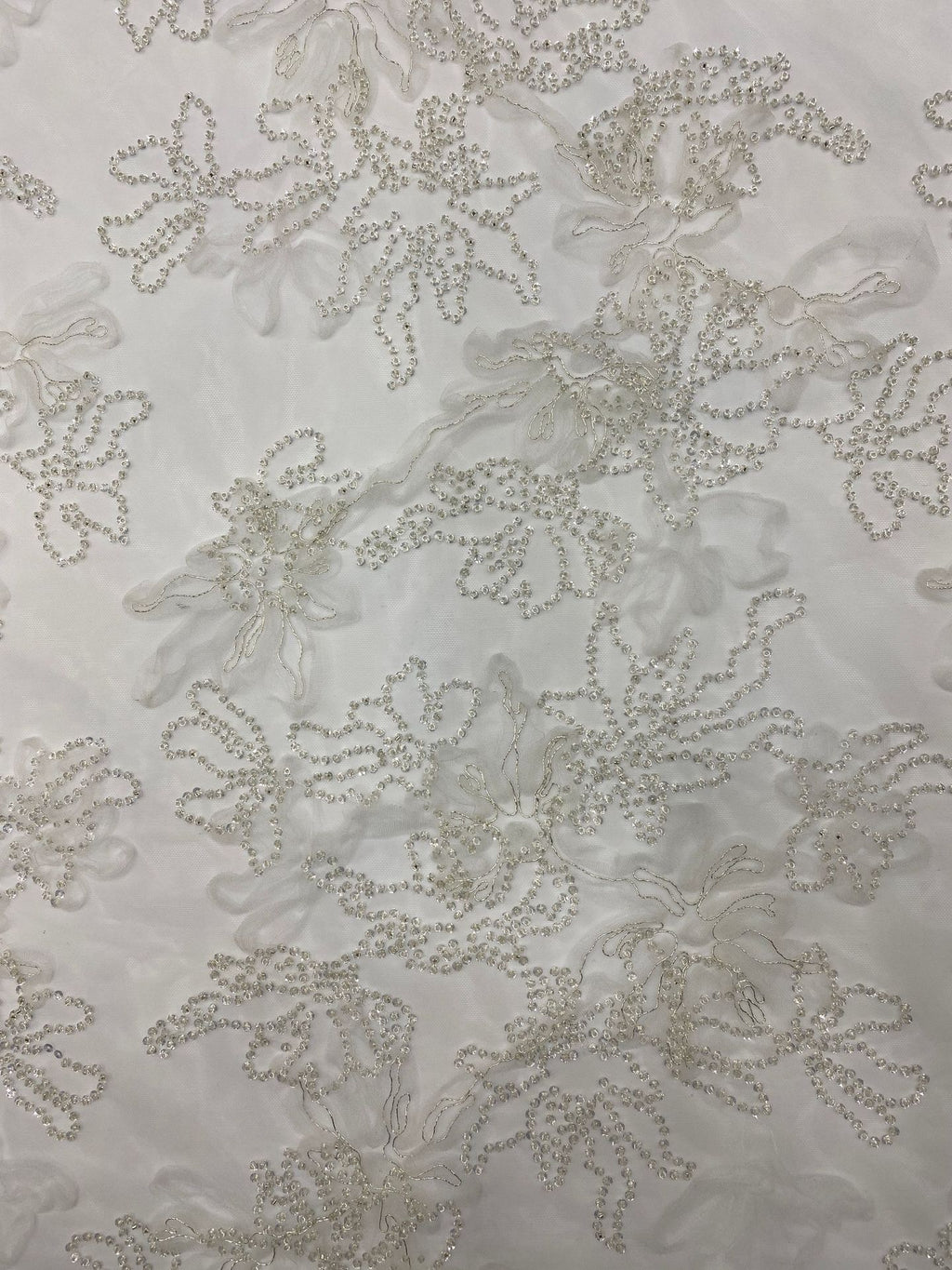 Cordwork Bead Embroidery with 4 mm Sequins — fabric photo 3