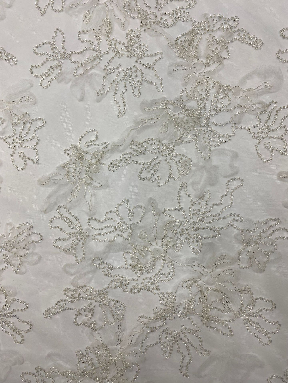 Cordwork Bead Embroidery with 4 mm Sequins — fabric photo 3