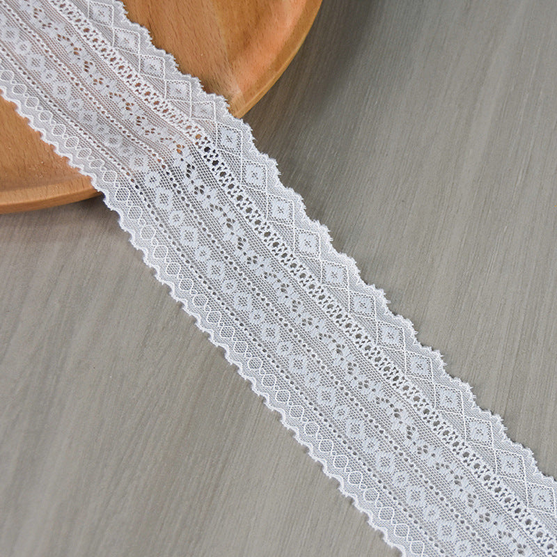 Ruffled Stretch Lace Trim — fabric photo 5