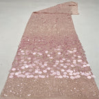 Gradient Stretch Mesh with 3–18mm Sequins — fabric photo 5