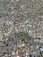 Elastic Mesh with Mixed-Size Sequins — fabric photo 2