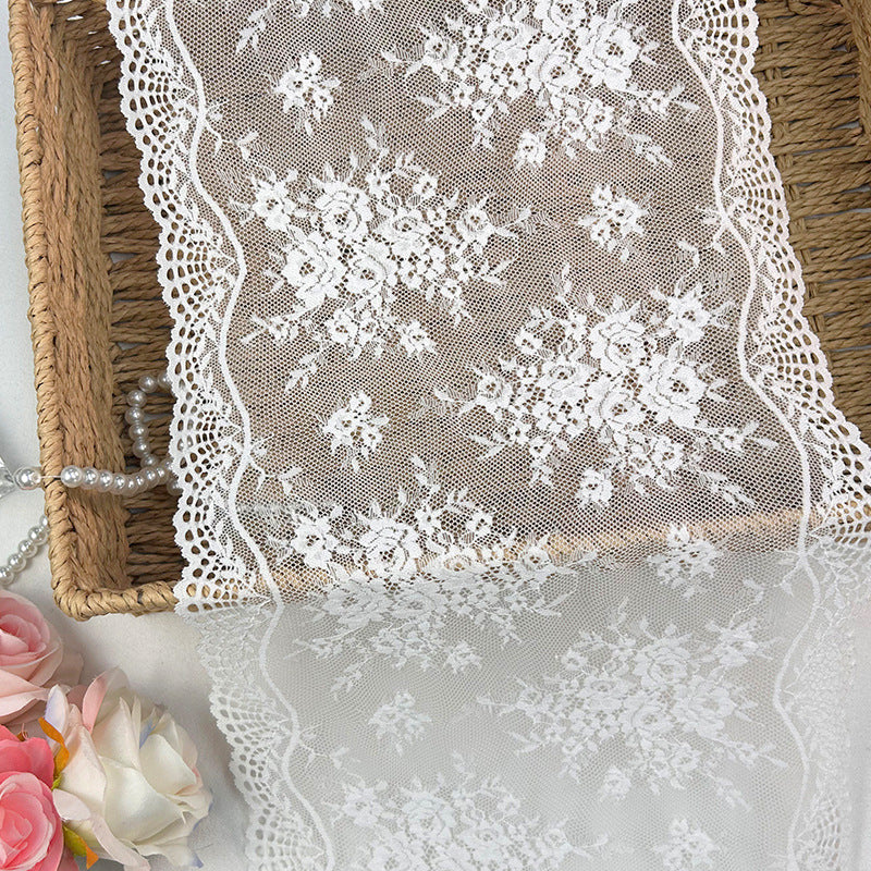 Stretch Nylon-Spandex Lace Trim 24 cm — fabric photo 3