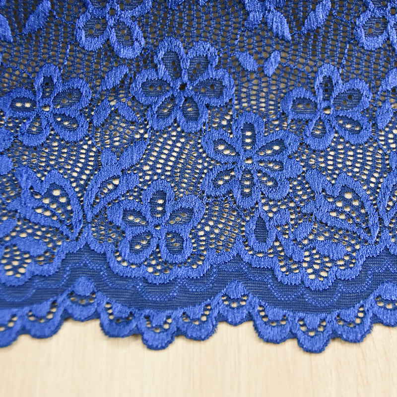 Double-Scallop Textured Stretch Nylon Lace Trim 30 cm — fabric photo 3