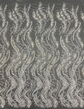 Sequin Embroidered Bridal Fabric – Design 64287 — fabric photo 6