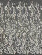 Sequin Embroidered Bridal Fabric – Design 64287 — fabric photo 6