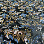 Velvet Ethnic-Style Bead Sequin Embroidery Fabric — fabric photo 2