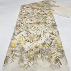 Printed Bead Sequin Embroidery Fabric for Dresses — fabric photo 3