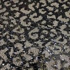 Leopard Print 5mm Rolled Sequin Fabric — fabric photo 3
