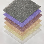 Irregular Mesh Laser Floral Bead and Sequin Fabric — fabric photo 3