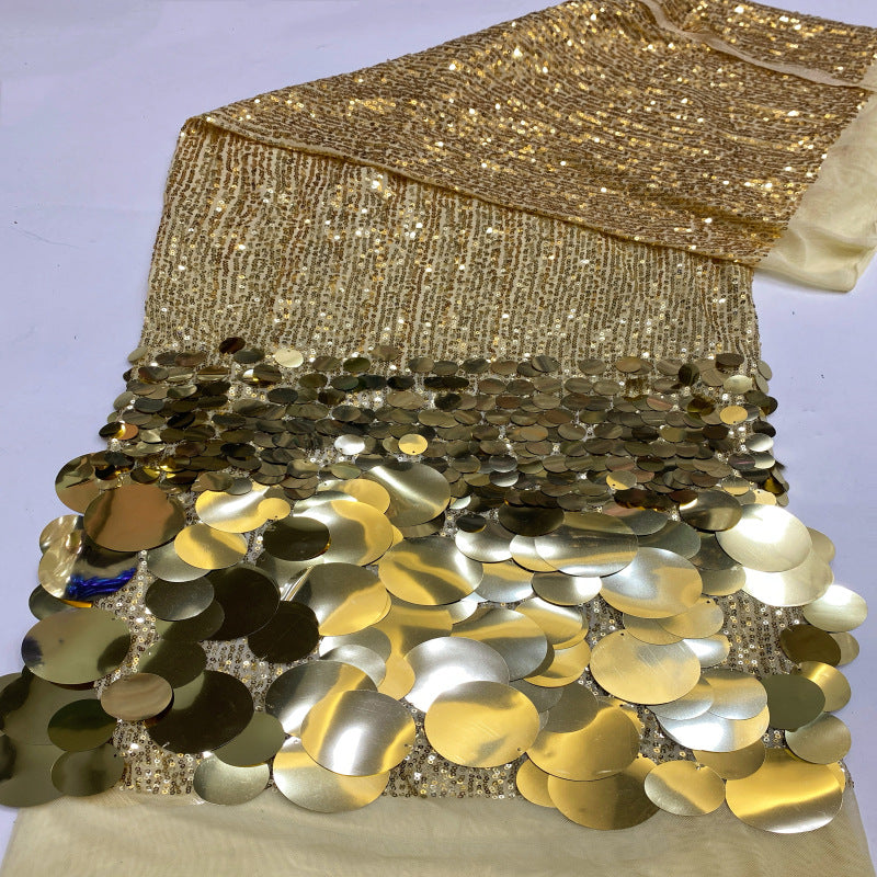 Stretch Mesh with 3–60mm Decorative Sequins — fabric photo 3